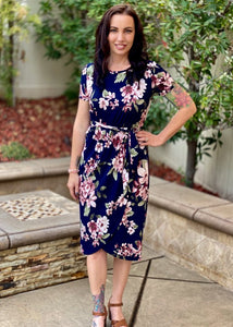 Walking In a Dream Floral Midi Dress