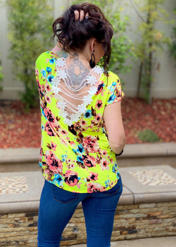 Brighten Up The Night Front Tie Top