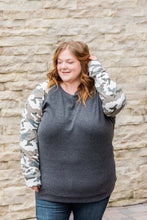 Load image into Gallery viewer, Camo Sleeve Pullover