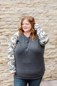 Camo Sleeve Pullover