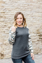 Load image into Gallery viewer, Camo Sleeve Pullover