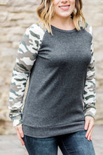 Load image into Gallery viewer, Camo Sleeve Pullover