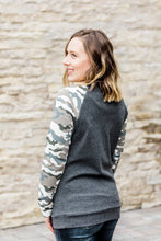Load image into Gallery viewer, Camo Sleeve Pullover