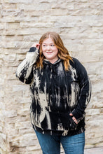 Load image into Gallery viewer, Black and Cream Hoodie