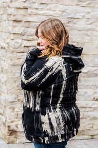 Black and Cream Hoodie