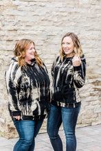 Load image into Gallery viewer, Black and Cream Hoodie