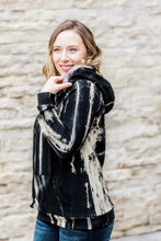 Load image into Gallery viewer, Black and Cream Hoodie