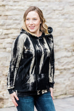 Load image into Gallery viewer, Black and Cream Hoodie