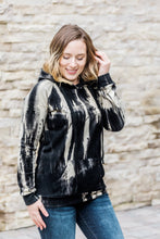 Load image into Gallery viewer, Black and Cream Hoodie
