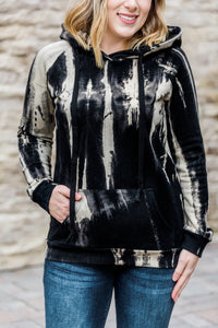 Black and Cream Hoodie