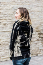 Load image into Gallery viewer, Black and Cream Hoodie