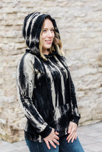 Load image into Gallery viewer, Black and Cream Hoodie