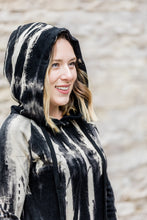 Load image into Gallery viewer, Black and Cream Hoodie