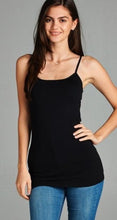 Load image into Gallery viewer, Basic Essentials Black Cami