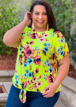 Load image into Gallery viewer, Brighten Up The Night Front Tie Top