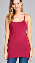 Load image into Gallery viewer, Basic Essentials Dark Pink Cami (Plus)