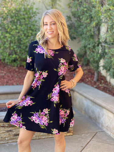 Spring Blooms Swing Dress