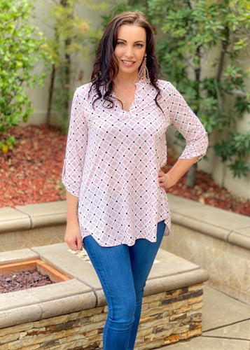 Field of Daydreams 3/4 Sleeve Top