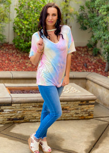 Pastel Beauty Short Sleeve Top