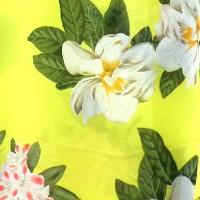 Load image into Gallery viewer, Neon yellow floral blouse