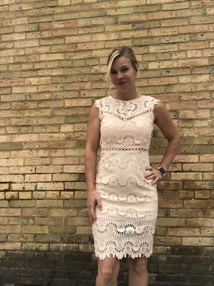 Blush Lace Dress