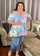 Load image into Gallery viewer, Cotton Candy Bliss Cold Shoulder