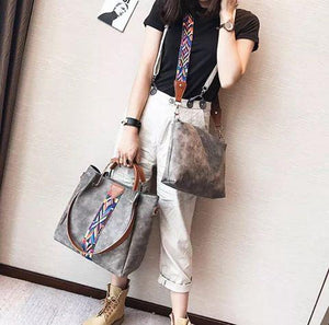 Guitar strap purse set