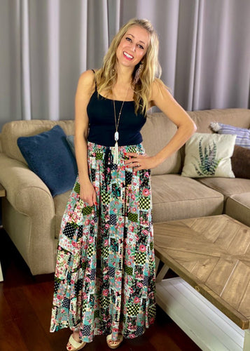 Country Garden Maxi Skirt