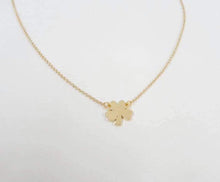 Load image into Gallery viewer, Gold Shamrock Necklace