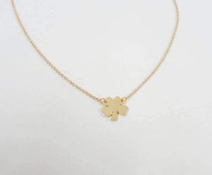 Gold Shamrock Necklace