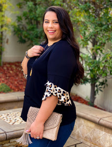 Take It All Ruffle Sleeve