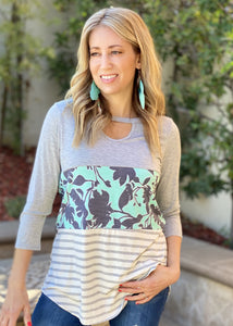We're Mint To Be Color Block Tunic