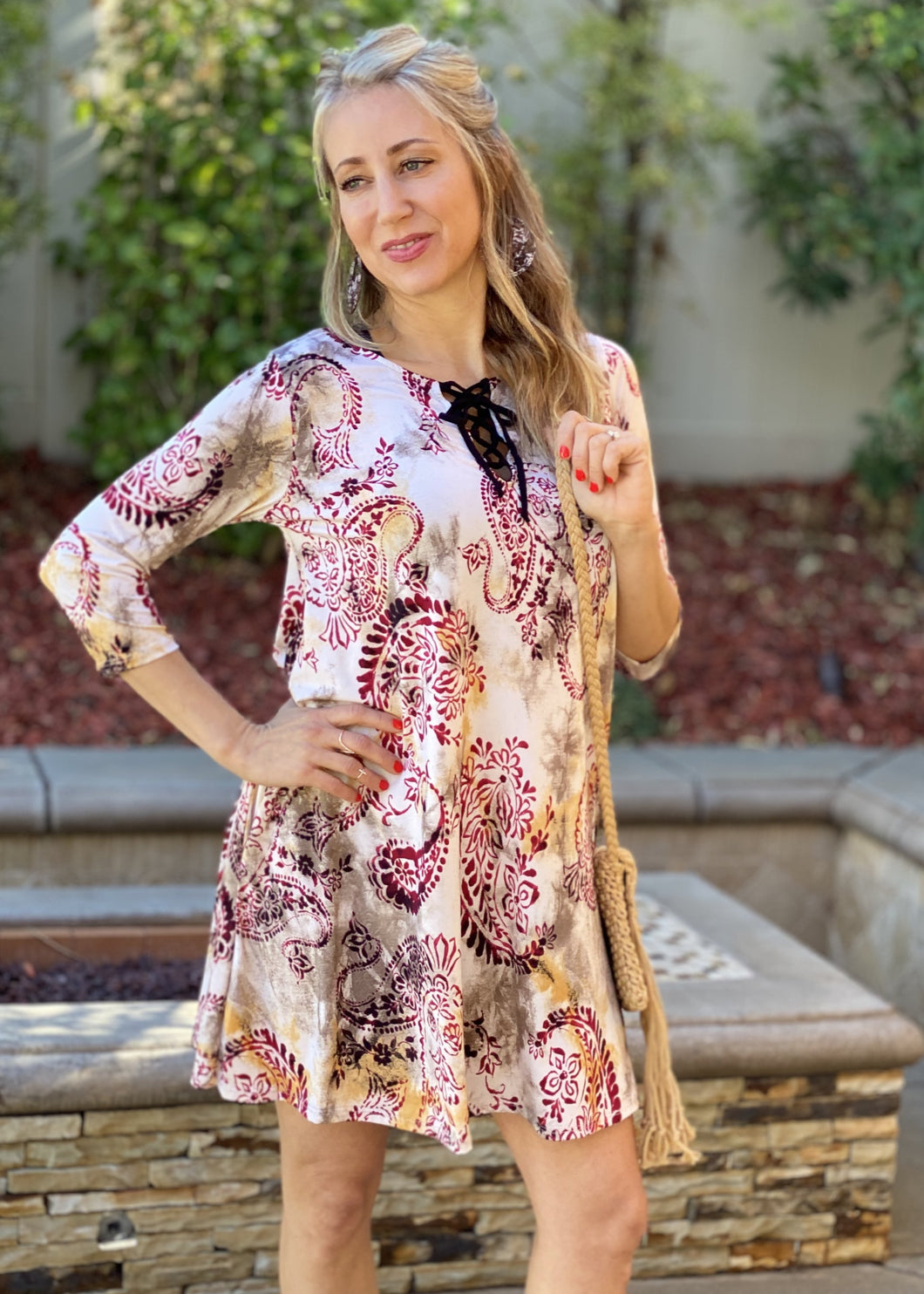 Boho Beauty Paisley Dress
