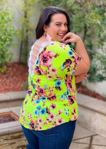 Brighten Up The Night Front Tie Top
