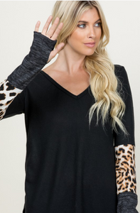 Against The Wild Thumbhole Top