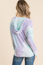 Load image into Gallery viewer, Sherbert Dreams Front Tie Hoodie