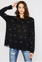 Load image into Gallery viewer, Starry Night Torn Long Sleeve Sweater