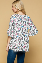 Load image into Gallery viewer, Leaping into Spring Babydoll Top