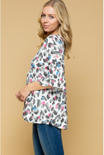 Load image into Gallery viewer, Leaping into Spring Babydoll Top
