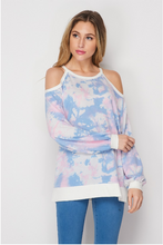 Load image into Gallery viewer, Serendipity Cold Shoulder Long Sleeve Top