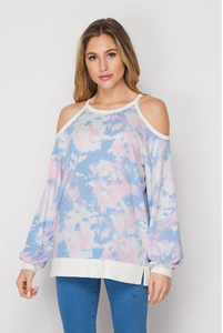 Serendipity Cold Shoulder Long Sleeve Top