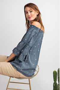 All Heart About It Off Shoulder Top