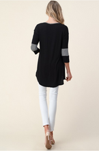 Load image into Gallery viewer, Totally Crossed Out 3/4 Sleeve Top