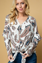 Load image into Gallery viewer, Headed Out West Paisley Button Down