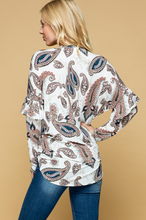 Load image into Gallery viewer, Headed Out West Paisley Button Down