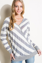 Load image into Gallery viewer, Out Of Line V-Neck Sweater
