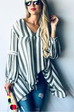 Load image into Gallery viewer, Sunday Afternoon Striped Tunic