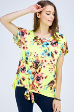 Load image into Gallery viewer, Brighten Up The Night Front Tie Top