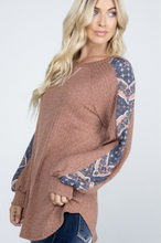 Load image into Gallery viewer, Be True To Yourself Puff Sleeve Top