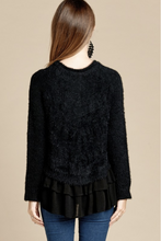 Load image into Gallery viewer, Be Your Best Layered  Ruffle Sweater
